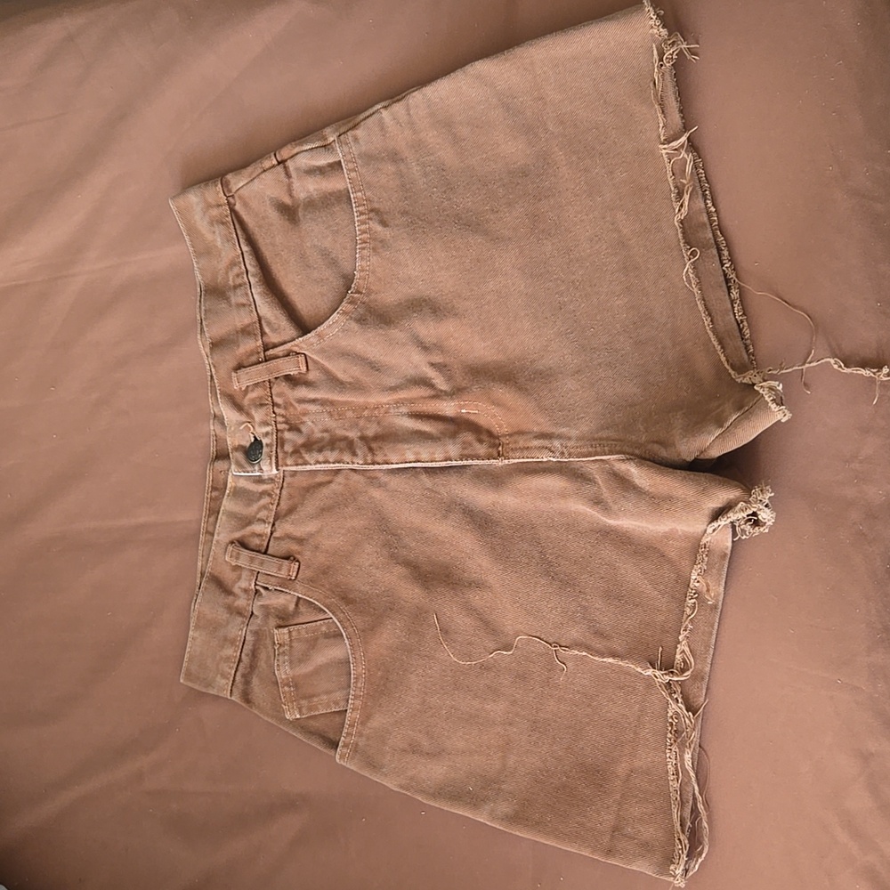 Rodin Vintage Brown Denim Shorts